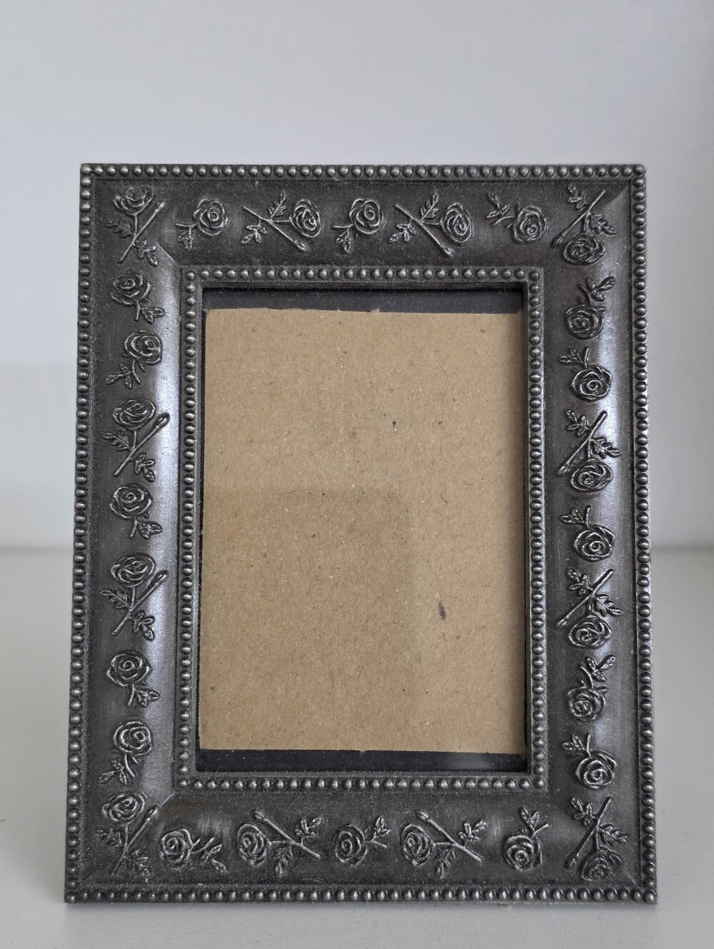 Studio Decor Pewter Mini Rose Frame